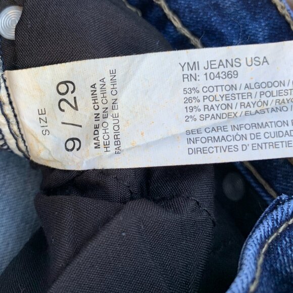 YMI Premium Stitch Boot Cut Mid Rise Jeans Sz29 - Picture 14 of 15